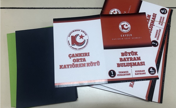 DAVETİYELERİMİZ HAZIR