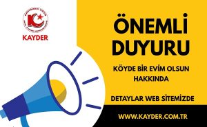 KÖYDE BİR EVİM OLSUN