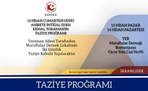 TAZİYE PROĞRAMI