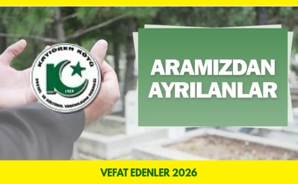 VEFATLARIMIZ 2026